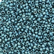 Preciosa Seed Beads 11/0 2 mm Terra Metallic - Blue-Gray x20g