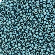 Preciosa Seed Beads 11/0 2 mm Terra Metallic - Blue-Gray x20g