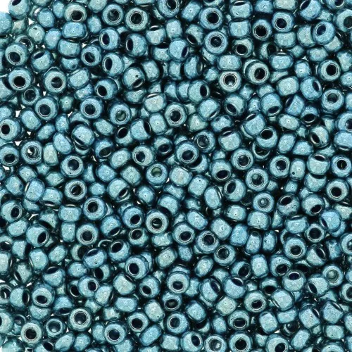 Preciosa Seed Beads 11/0 2 mm Terra Metallic - Blue-Gray x20g