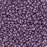 Preciosa Seed Beads 11/0 2 mm - Terra Metallic Matte - Lilac x20g