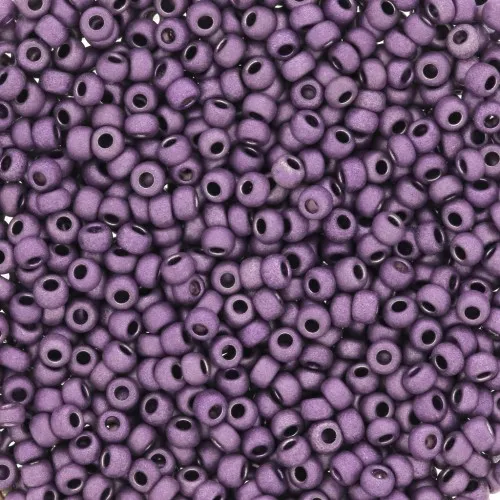 Preciosa Seed Beads 11/0 2 mm - Terra Metallic Matte - Lilac x20g
