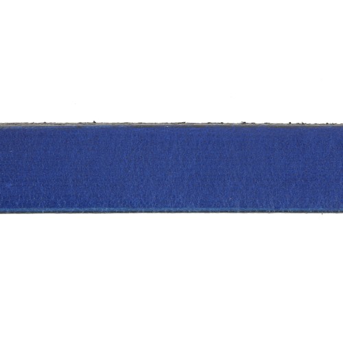 Leather lace 10mm Blue x30cm