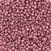 Preciosa Seed Beads 11/0 2 mm - Terra Metallic Matte - Powder Pink x 20 g