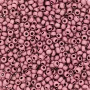 Preciosa Seed Beads 11/0 2 mm - Terra Metallic Matte - Powder Pink x 20 g