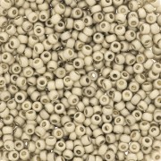 Preciosa Seed Beads 11/0 2 mm - Terra Metallic Matte - Silver x20g