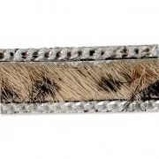 Leather lace lace 10mm Leopard x30cm