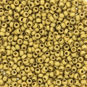 Preciosa Seed Beads 11/0 2 mm - Matte Metallic Terra - Zest x20g