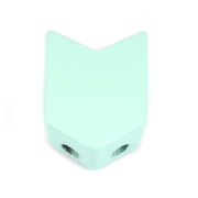 11.5x8mm Arrow shaped zamac bead - Turquoise Green x1