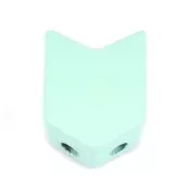 11.5x8mm Arrow shaped zamac bead - Turquoise Green x1
