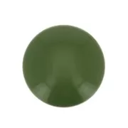 10mm Opaque resin cabochon - Olive x1