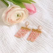 10mm Opaque resin cabochon - Pastel Pink x1