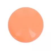 10mm Opaque resin cabochon - Coral x1