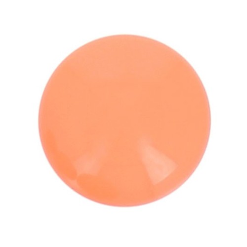 10mm Opaque resin cabochon - Coral x1