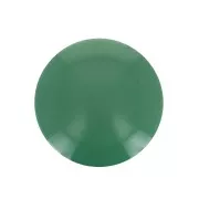 10mm Opaque resin cabochon - Green x1