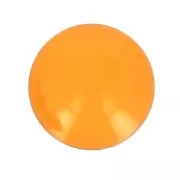 10mm Opaque resin cabochon - Amber x1