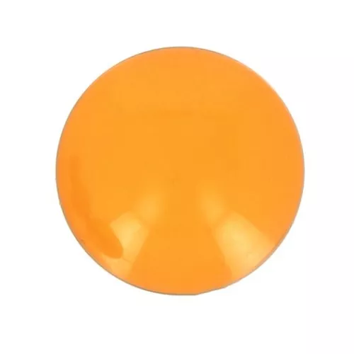 10mm Opaque resin cabochon - Amber x1