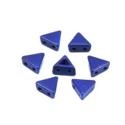 6x7mm Zamac triangle-shaped bead - Dark Blue x1