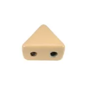 6x7mm Zamac triangle-shaped bead - Sand x1