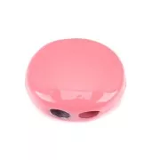 12x9.5mm Zamac oval-shaped bead - Antique Pink x1