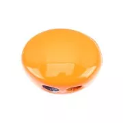 12x9.5mm Zamac oval-shaped bead - Orange x1