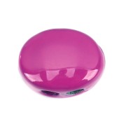 12x9.5mm Zamac oval-shaped bead - Plum x1