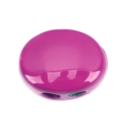 12x9.5mm Zamac oval-shaped bead - Plum x1