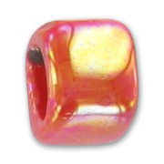 Ceramics slider 17x15mm Iridescent Light Red x1|raw }}