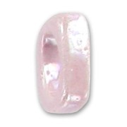 Ceramics slider 17x6mm Iridescent Mauve x1