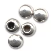 Bead terminators for 3mm cords Antique Silver Plating x10