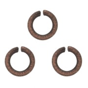 3x0.6mm Jump rings open - Antique Copper Tone x50|raw }}
