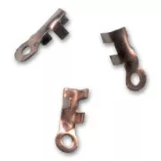 Mini end clip 1.2mm Old copper tone x10