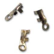 Mini end clip 1.2mm Bronze tone x10