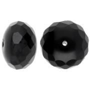 Bead donuts 17x11 mm - Jet x1