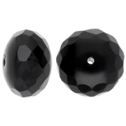 Bead donuts 17x11 mm - Jet x1