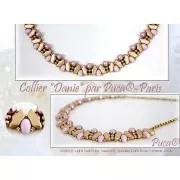 6x11mm Delos® by Puca® - Light Rose Opal Luster x10g