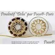 6x11mm Delos® by Puca® - Crystal AB x10g