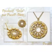 6x11mm Delos® by Puca® - Crystal AB x10g