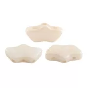 6x11mm Delos® by Puca® - Opaque Beige Ceramic Look x10g