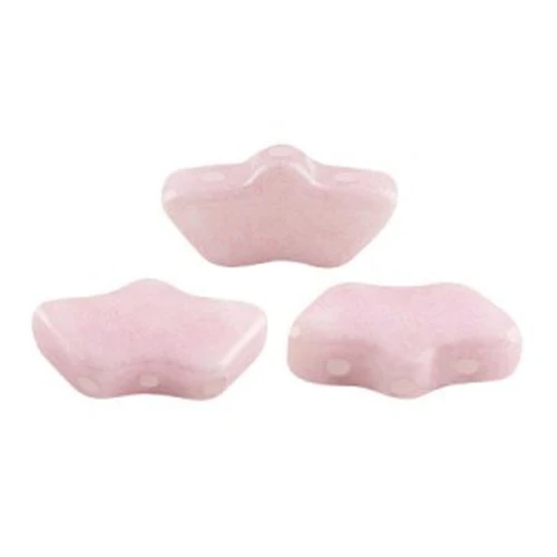 6x11mm Delos® by Puca® - Opaque Light Rose Ceramic Look x10g