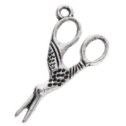Chisel charm 28 mm - Aged silver x1