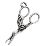 Chisel charm 28 mm - Aged silver x1