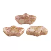 6x11mm Delos® by Puca® - Opaque Mix Rose Gold Ceramic Look x10g