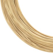 0.91mm Gold filled half-hard round wire x1m