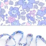 Bias ribbon Liberty Betsy Bleu Layette x1m