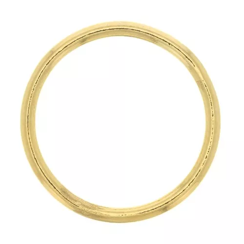 Gold filled Thin smooth ring - Size 49 x1