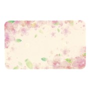 Set of 50 jewellery holders 3x5cm for earrings - White - Pink x1