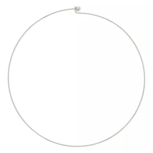 14 cm rigid choker with ball clasp - 304 stainless steel x1