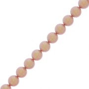 5mm Preciosa Pearls - Round Maxima - Pearlescent Pink x25|raw }}