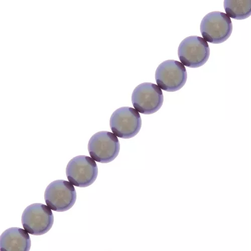 5mm Preciosa Pearls - Round Maxima - Pearlescent Violet x25