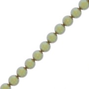 5mm Preciosa Pearls - Round Maxima - Pearlescent Khaki x25|raw }}